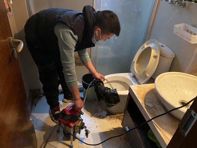 岱岳马桶疏通-疏通下水道