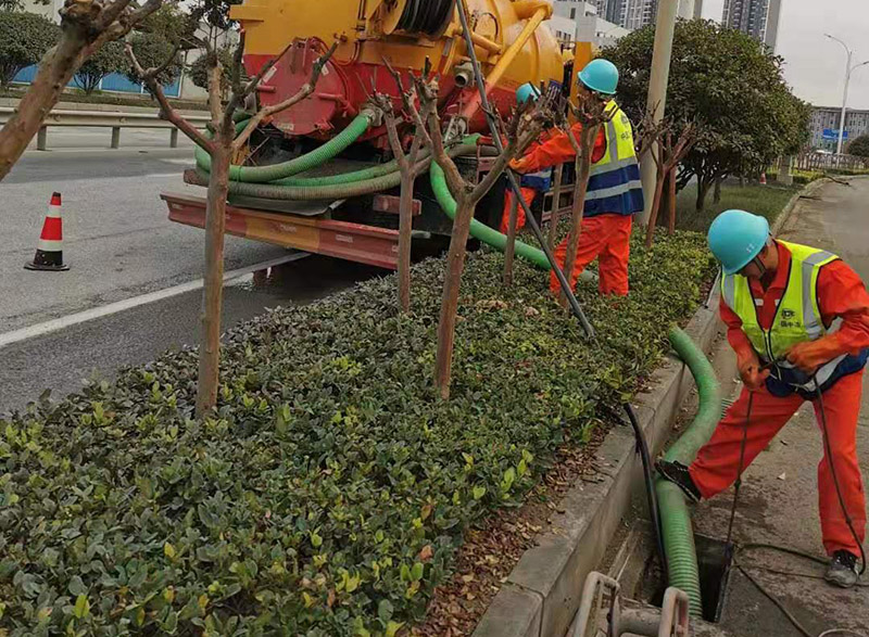 岱岳市政管道清淤